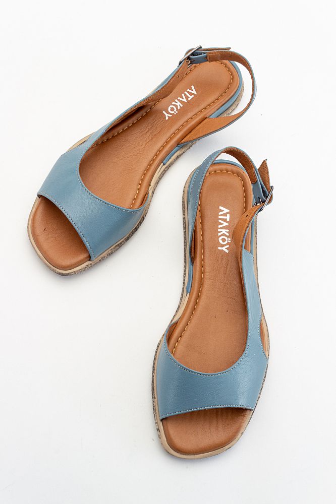 kadin-deri-sandalet-KOT MAVI-CVT232723-0059165_0
